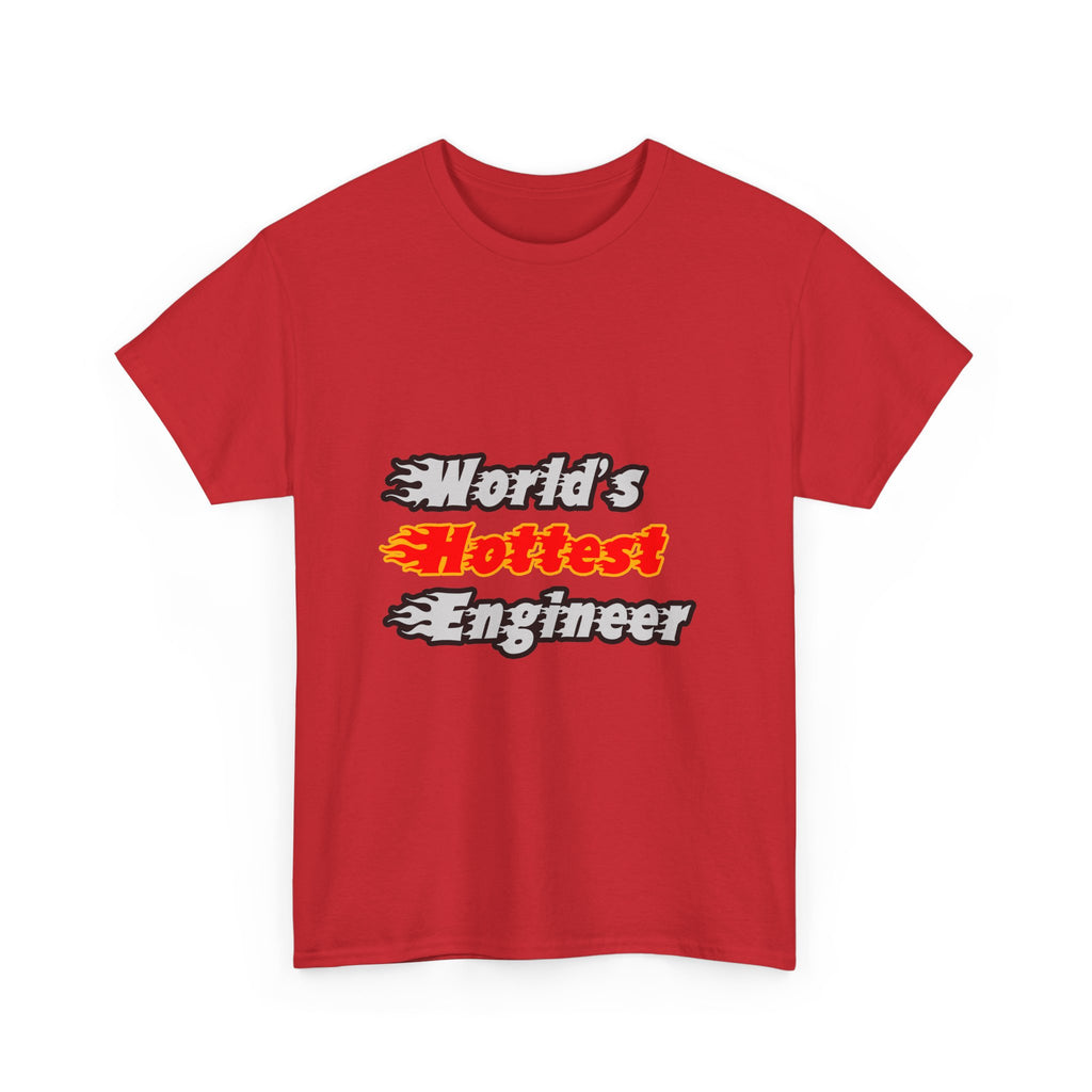 World's Hottest Engineer - Unisex Heavy Cotton Tee