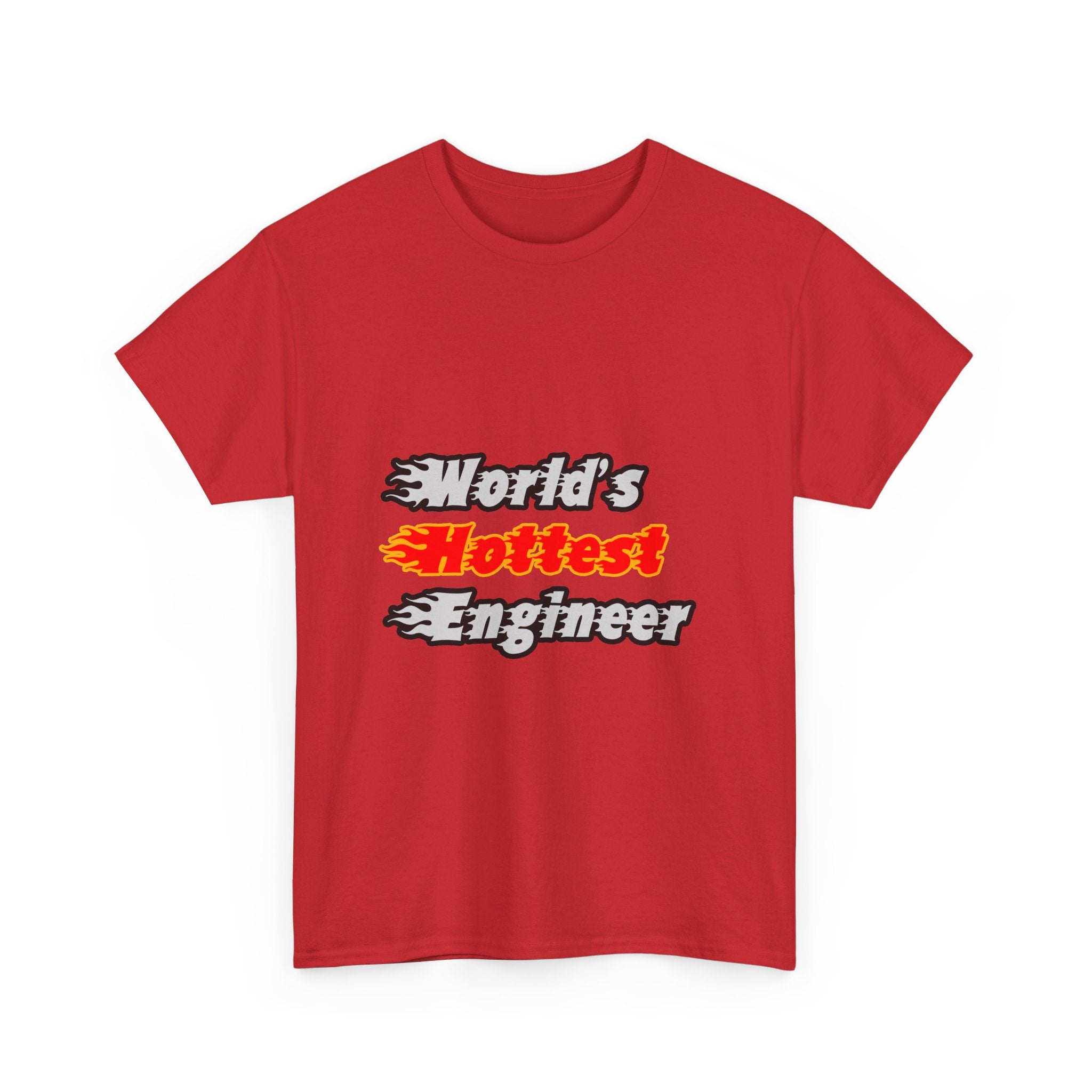 World's Hottest Engineer - Unisex Heavy Cotton Tee