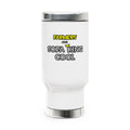Farmers Are Sofa King Cool - Stainless Steel Travel Mug with Handle, 14oz