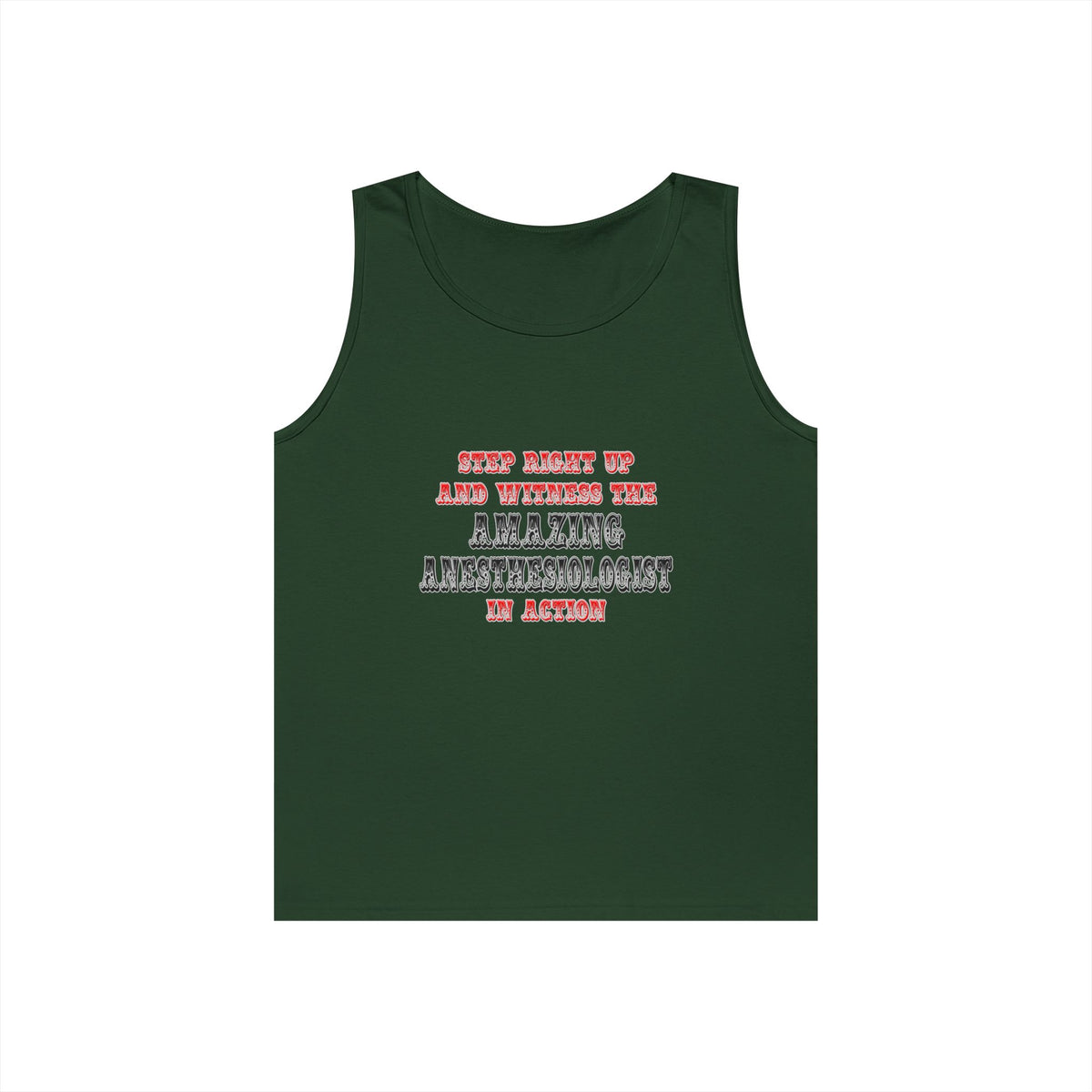 Amazing Anesthesiologist In Action - Unisex Heavy Cotton Tank Top