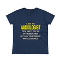 Audiologist...Superior Intelligence - Women's Midweight Cotton Tee