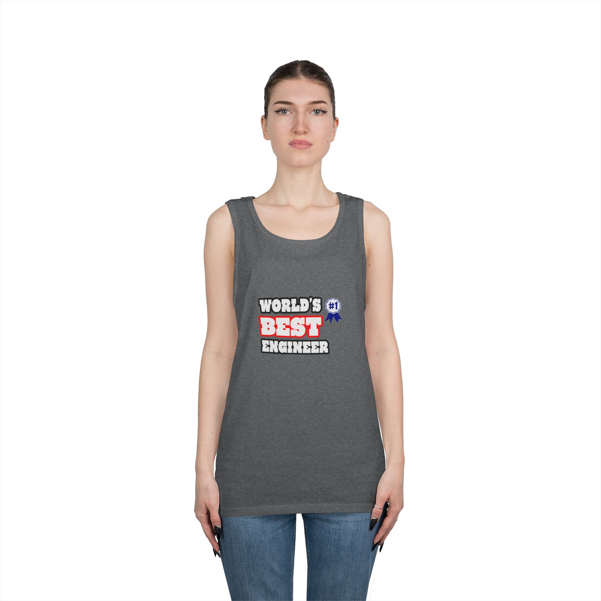 World's Best Engineer - Unisex Heavy Cotton Tank Top
