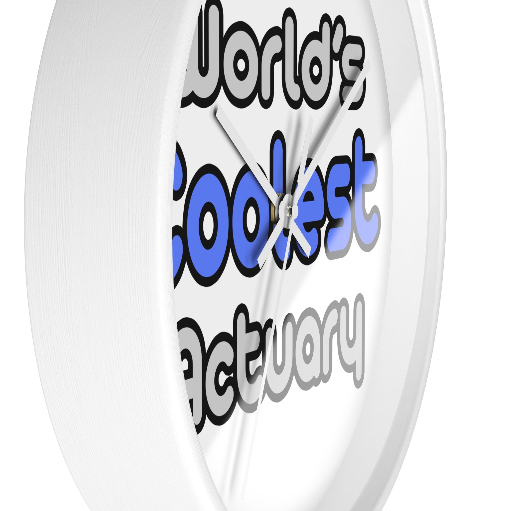 World's Coolest Actuary - Wall Clock