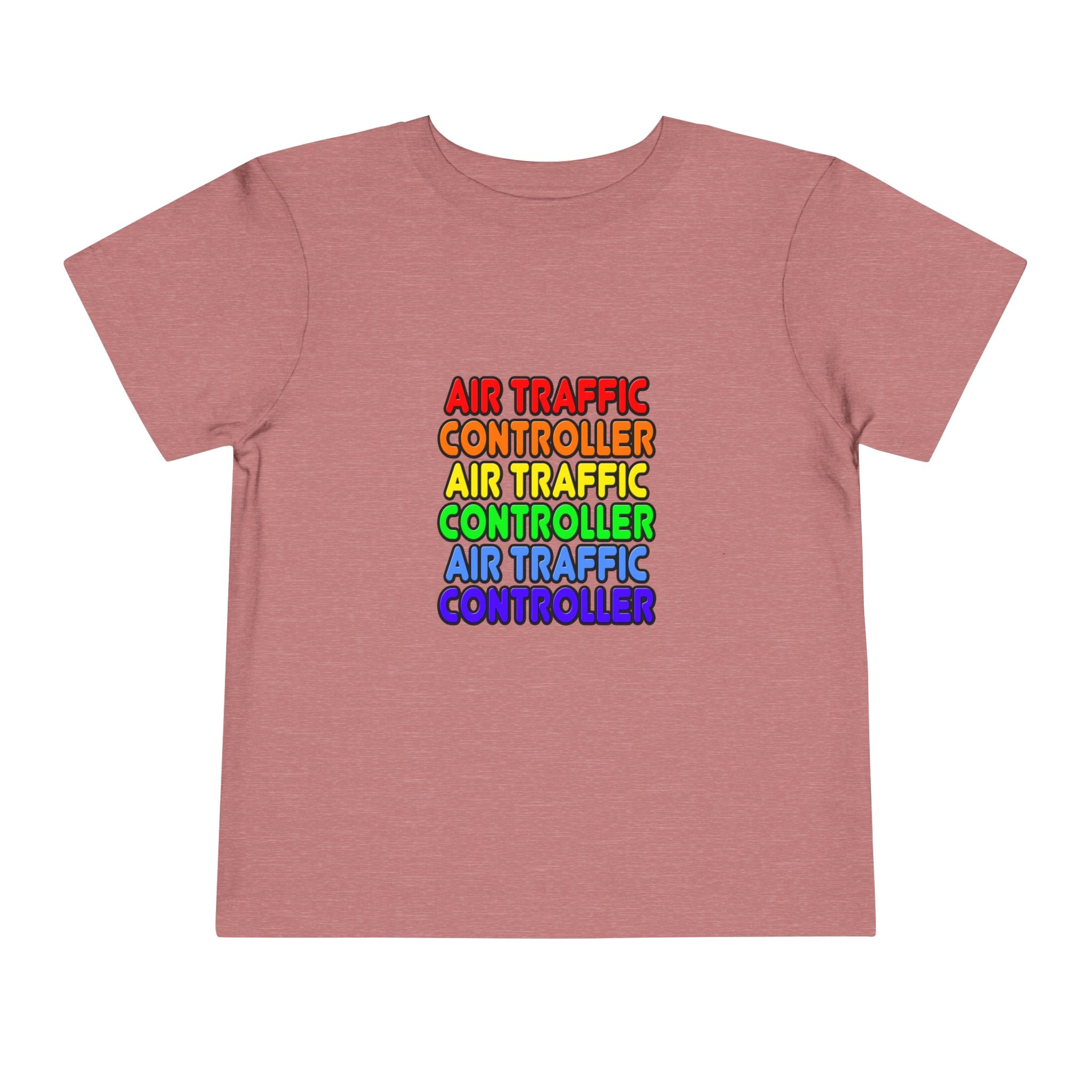 Rainbow Air Traffic Controller - Toddler Short Sleeve Tee