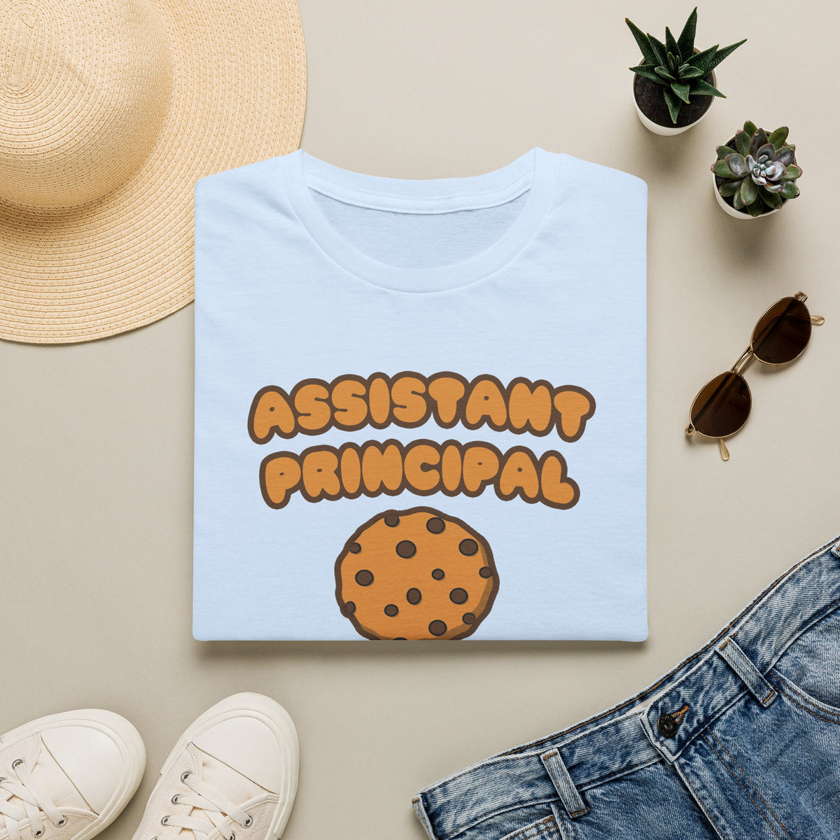 Assistant Principal  .. Will Work for Cookies - Unisex Softstyle T-Shirt
