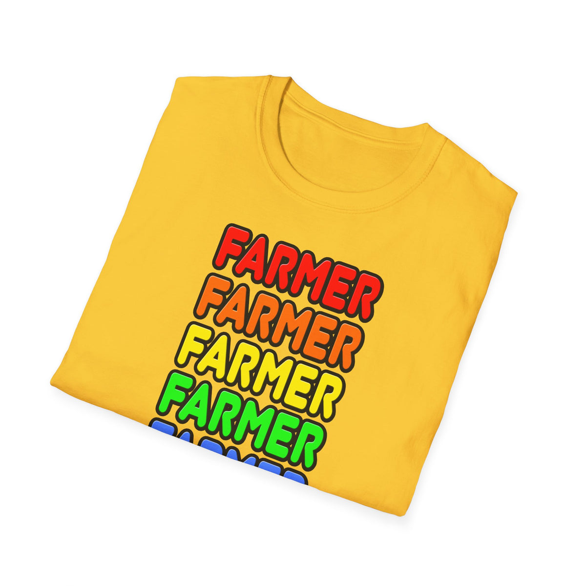 Rainbow Farmer - Unisex Softstyle T-Shirt