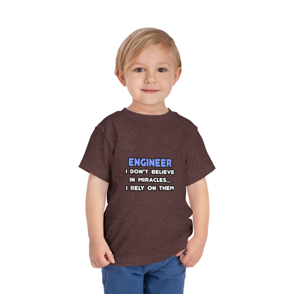 Miracles and Engineers - Toddler Short Sleeve Tee
