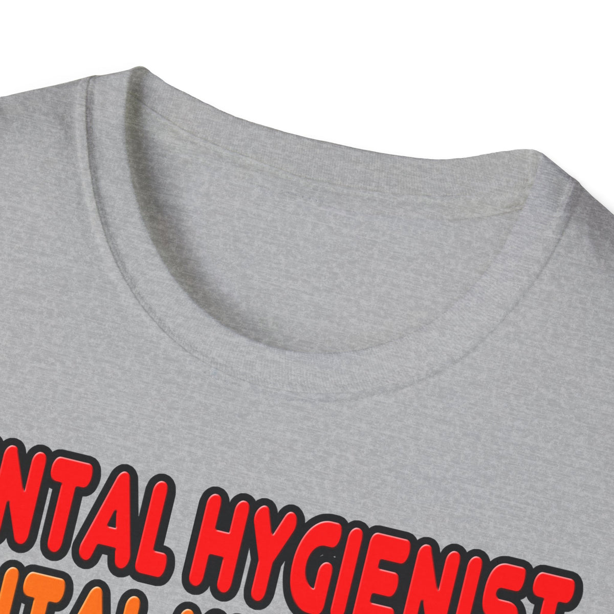 Rainbow Dental Hygienist - Unisex Softstyle T-Shirt