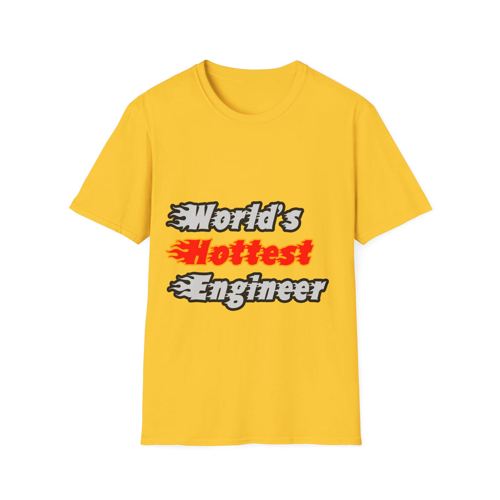 World's Hottest Engineer - Unisex Softstyle T-Shirt