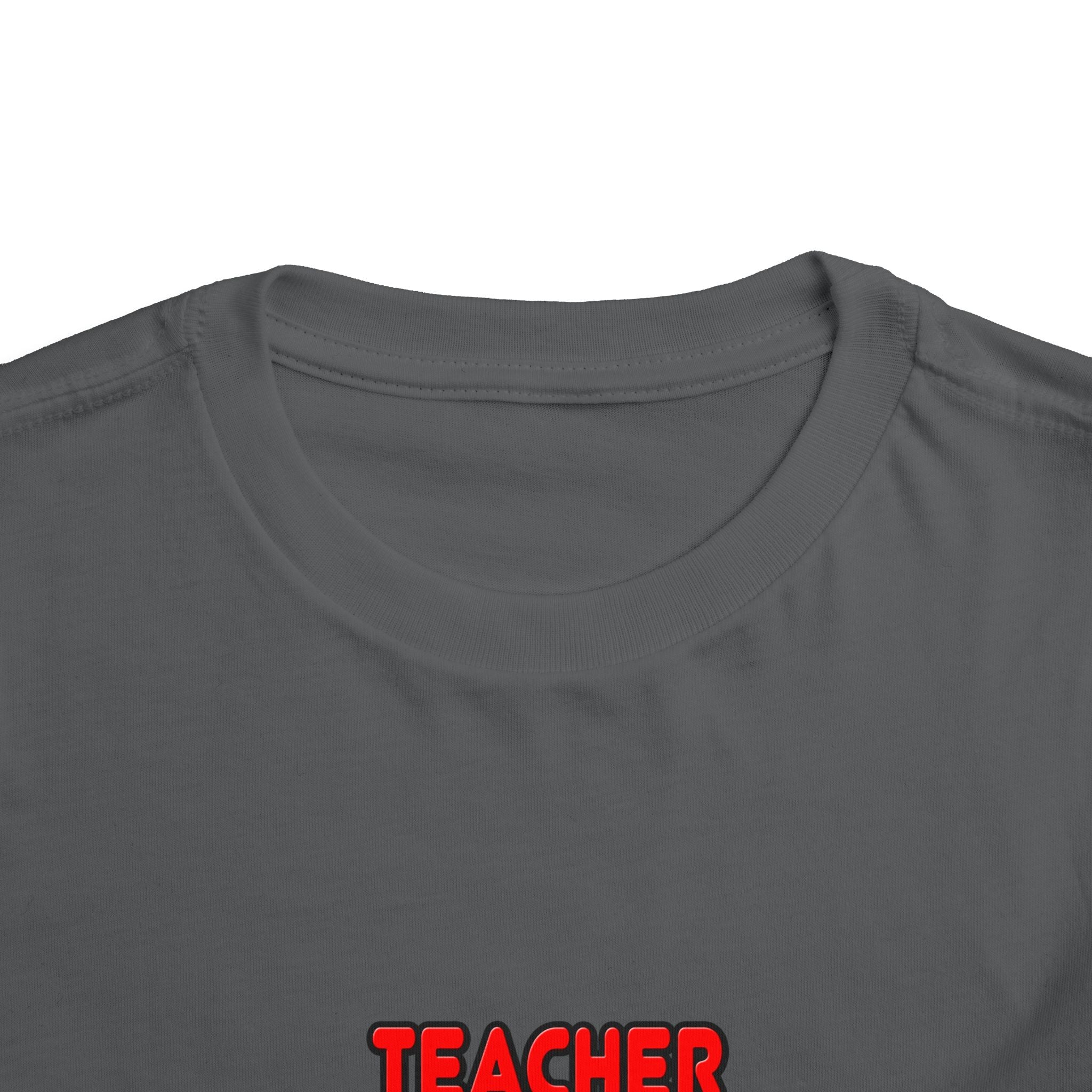 Rainbow Teacher - Toddler Short Sleeve Tee