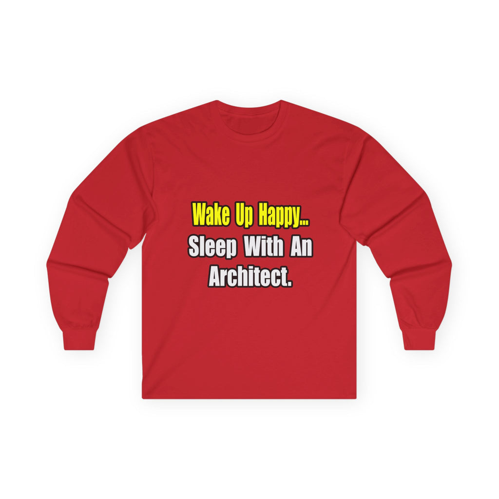 Sleep With an Architect - Unisex Ultra Cotton Long Sleeve Tee