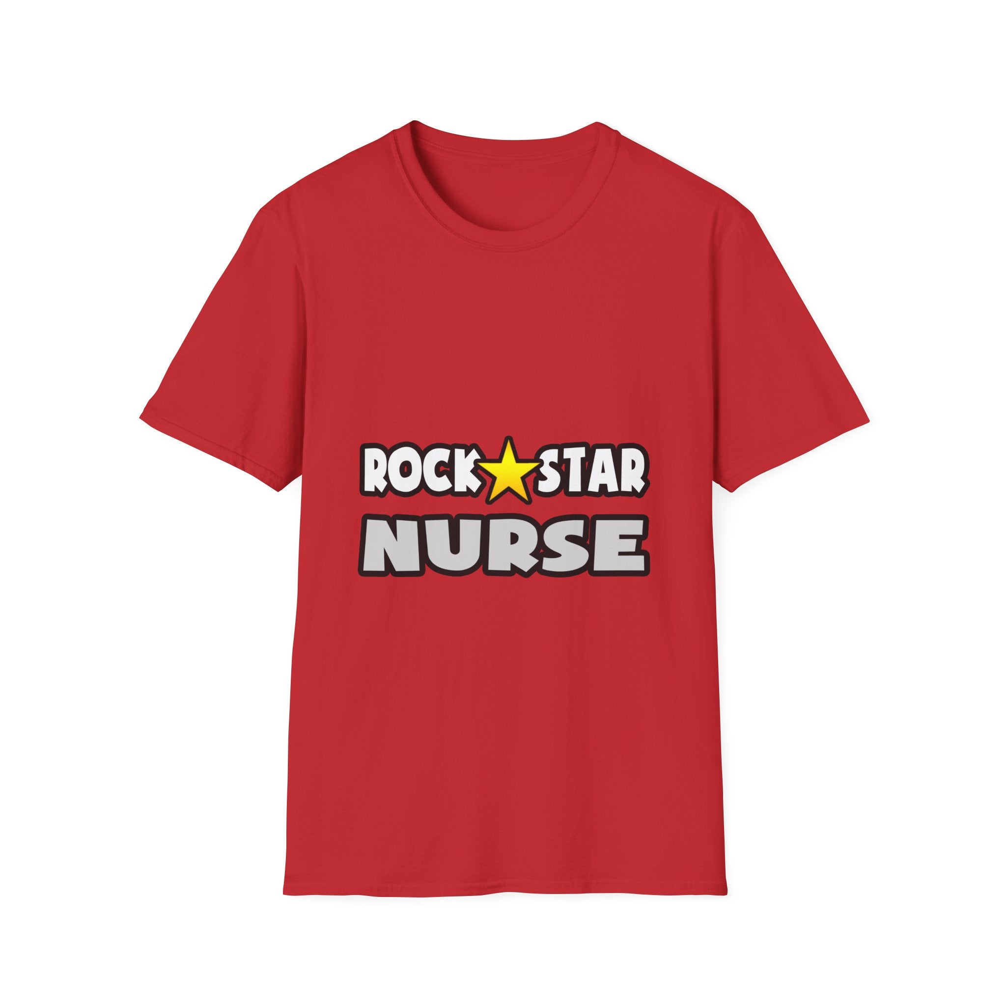Rock Star Nurse (2) - Unisex Softstyle T-Shirt