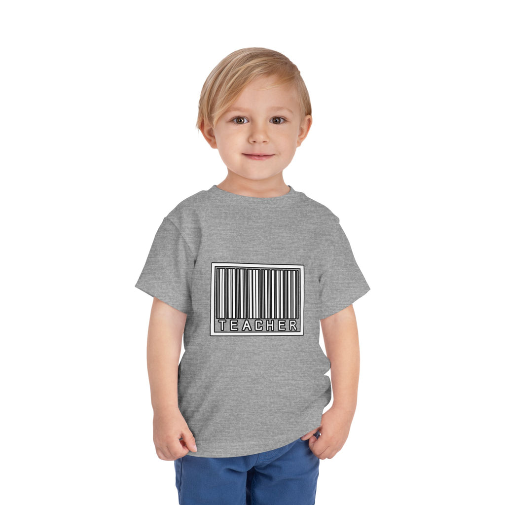 Barcode Teacher - Toddler Short Sleeve Tee