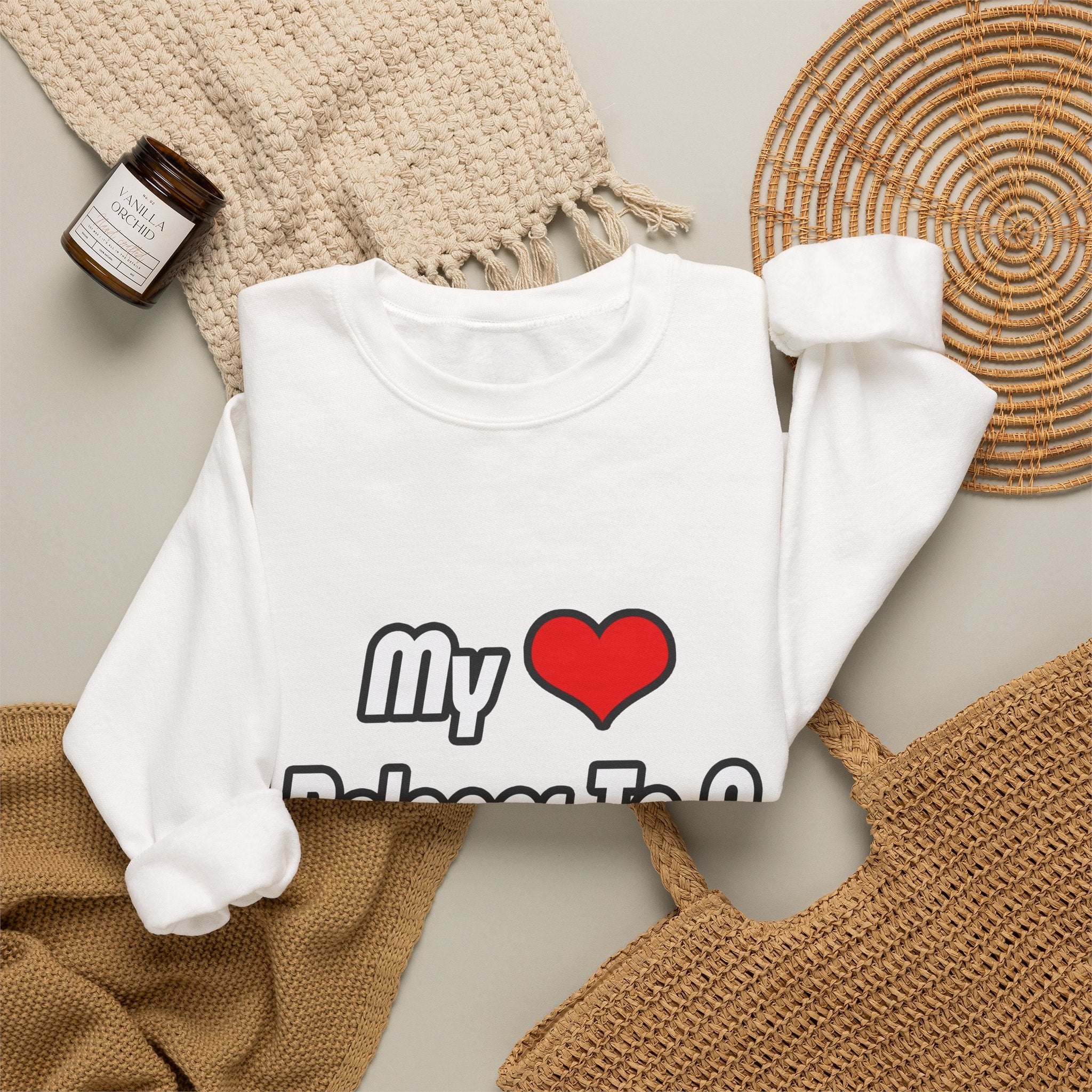 My Heart Belongs To A Teacher - Unisex Heavy Blend™ Crewneck Sweatshirt