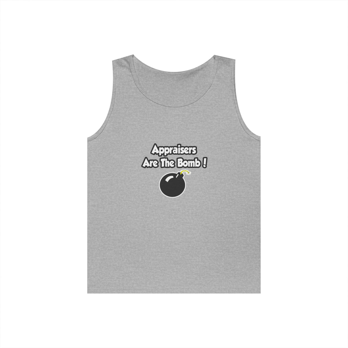 Appraisers Are The Bomb! - Unisex Heavy Cotton Tank Top