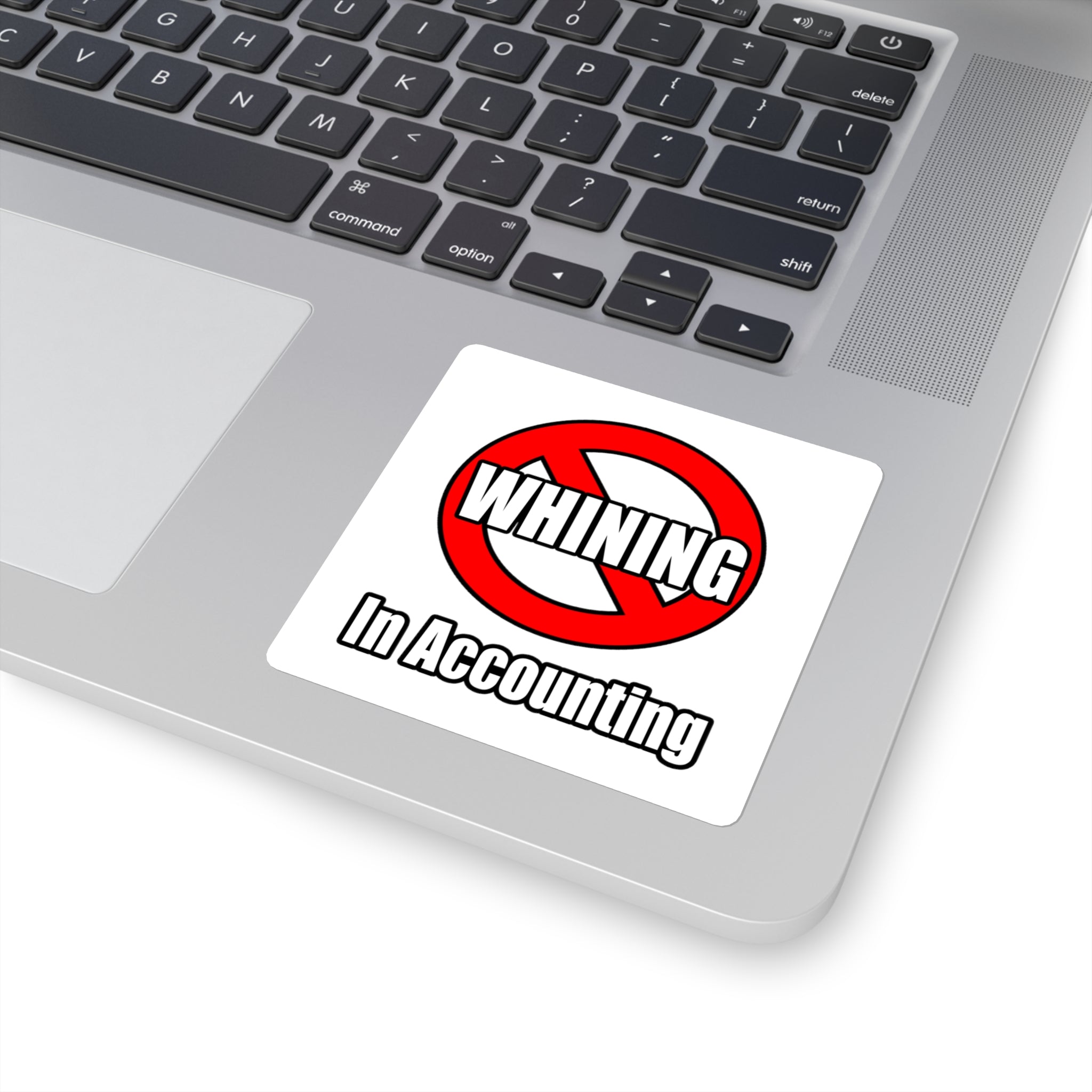 No Whining In Accounting - Square Stickers