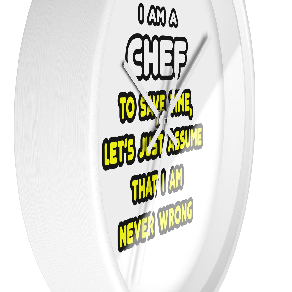 Funny Chef T Shirts and Gifts - Wall Clock