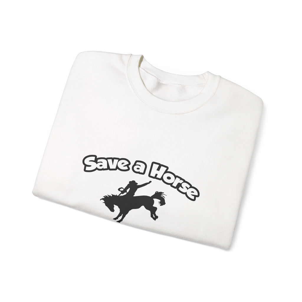 Save a Horse, Ride an Astronomer - Unisex Heavy Blend™ Crewneck Sweatshirt