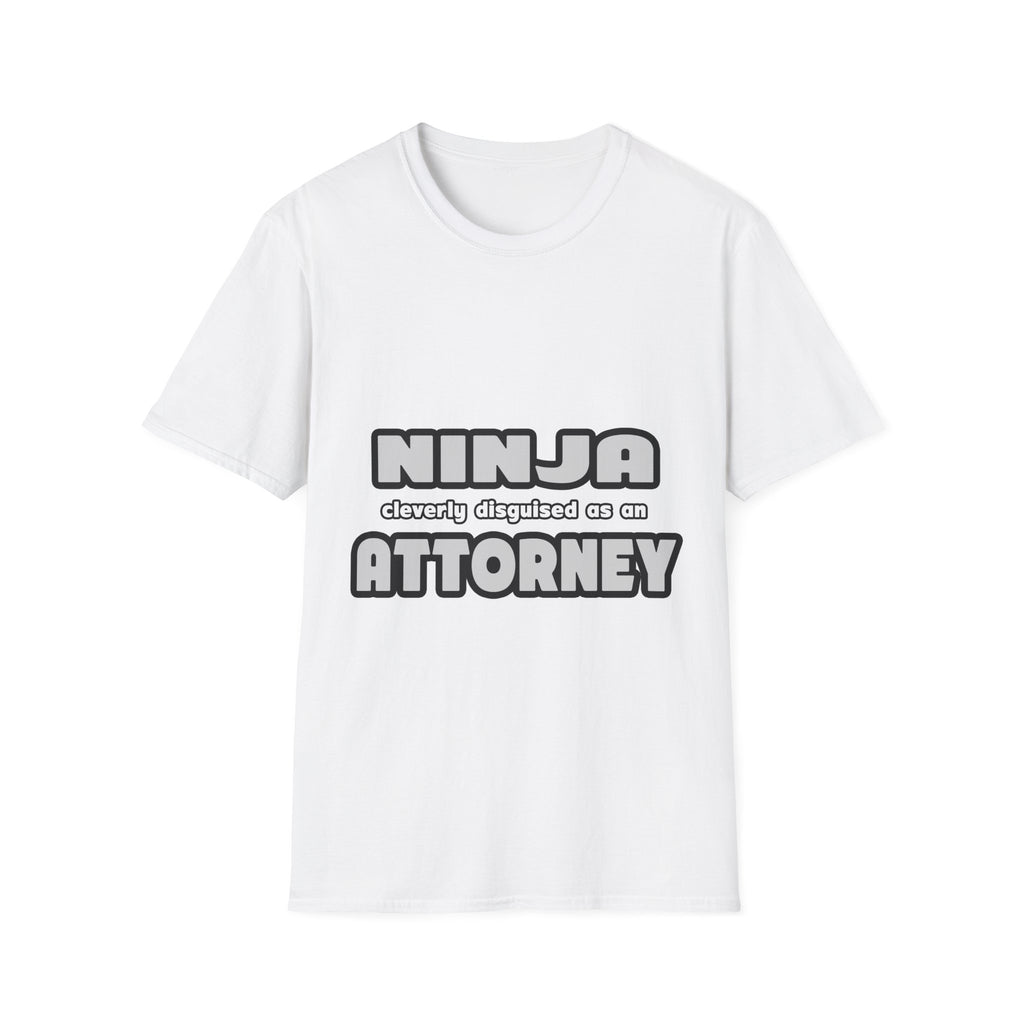 Ninja Cleverly Disguised As An Attorney - Unisex Softstyle T-Shirt