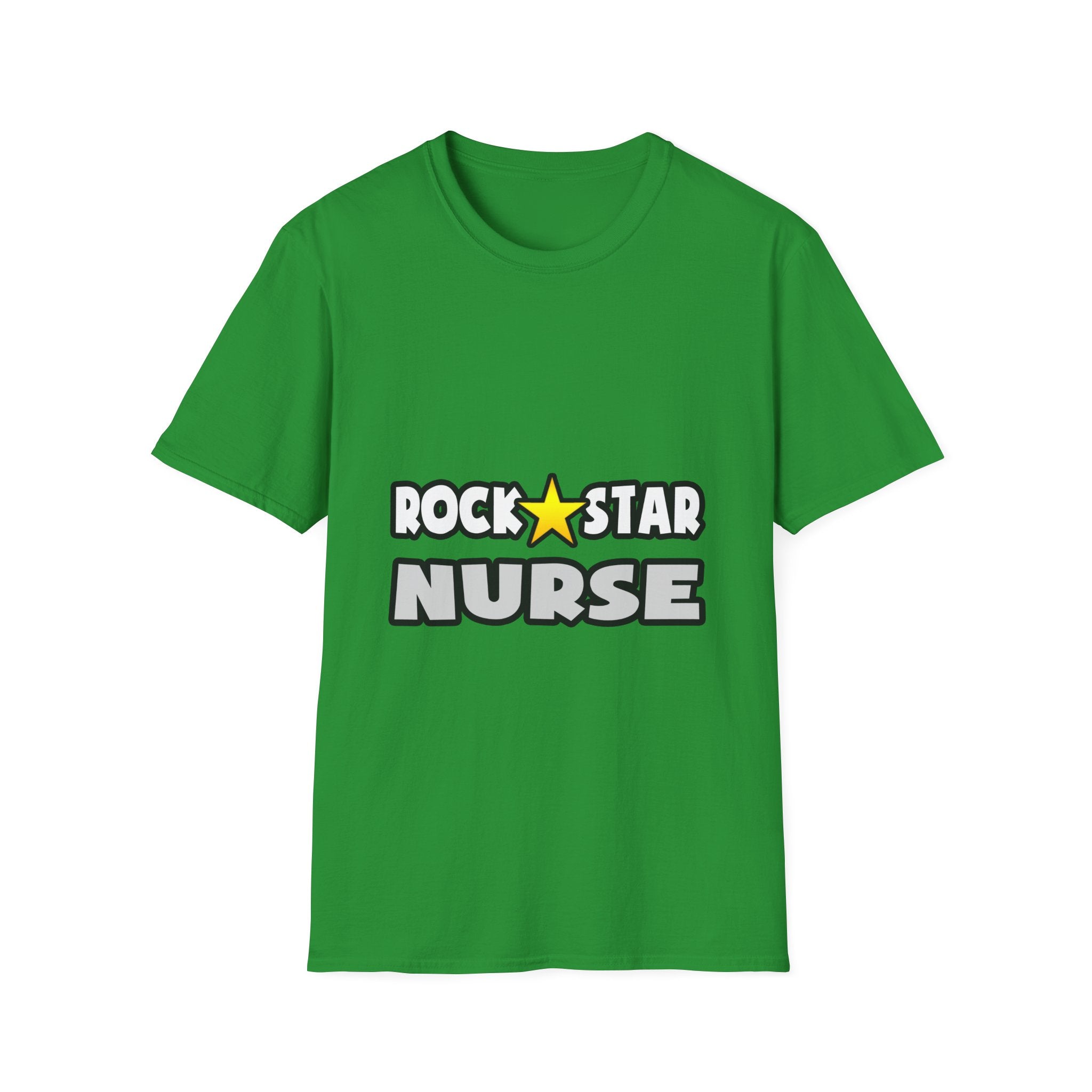 Rock Star Nurse (2) - Unisex Softstyle T-Shirt