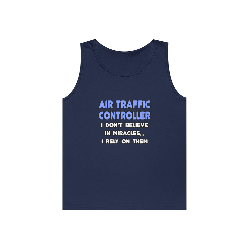 Miracles and Air Traffic Controllers - Unisex Heavy Cotton Tank Top