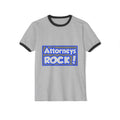 Attorneys Rock! - Unisex Cotton Ringer T-Shirt