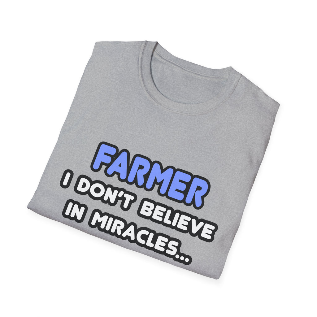 Miracles and Farmers - Unisex Softstyle T-Shirt