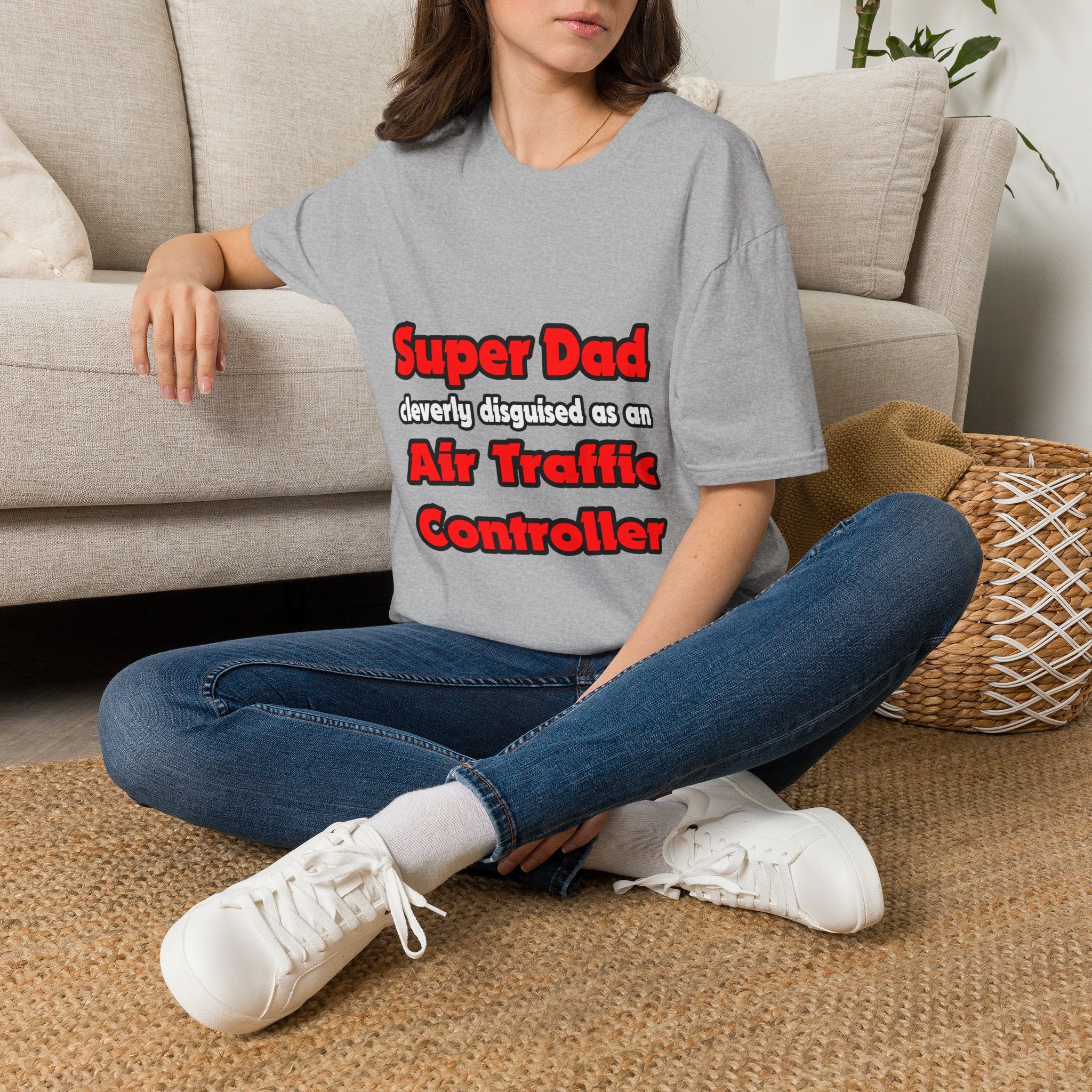 Super Dad ... Air Traffic Controller - Unisex Softstyle T-Shirt