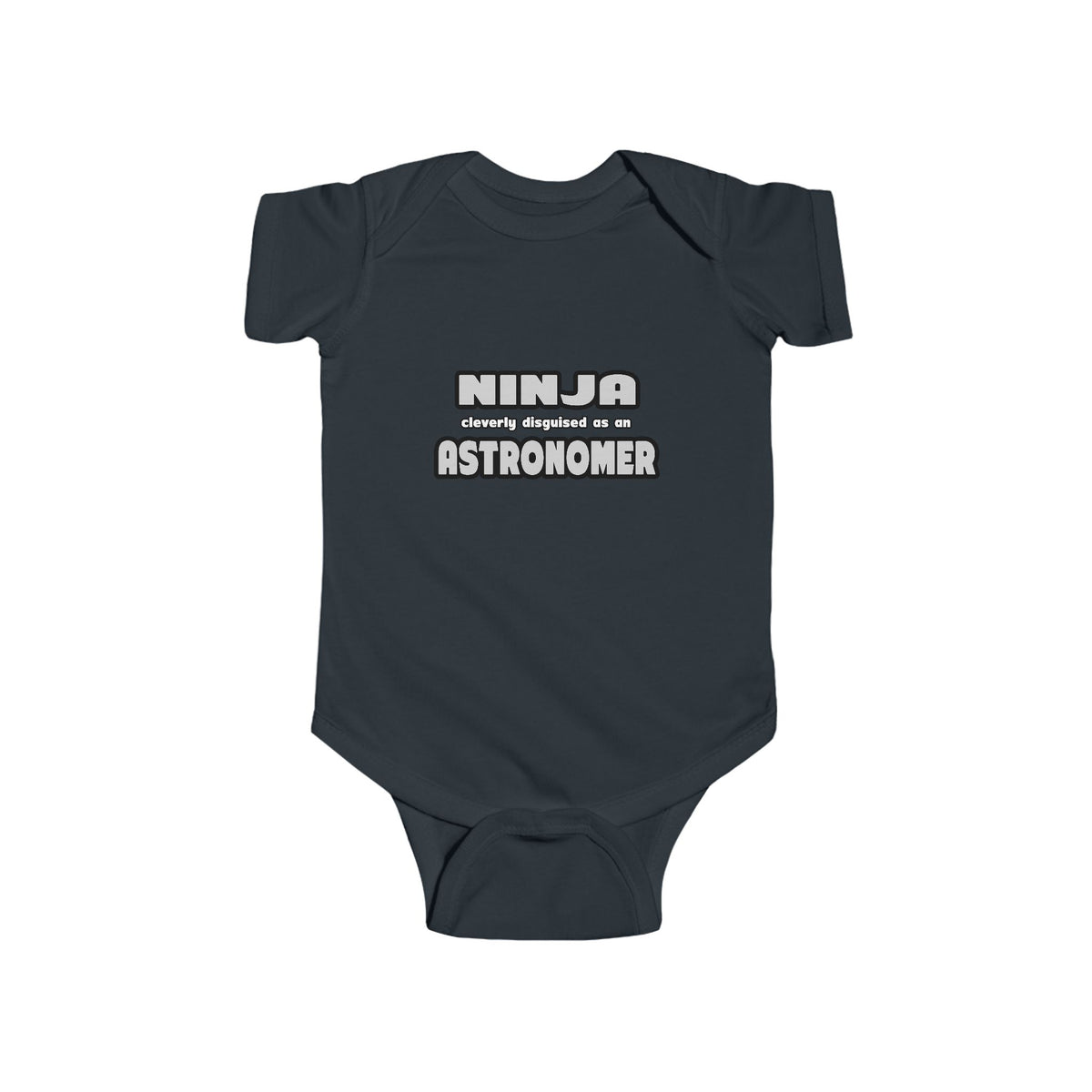 Ninja Cleverly Disguised As An Astronomer - Infant Fine Jersey Bodysuit