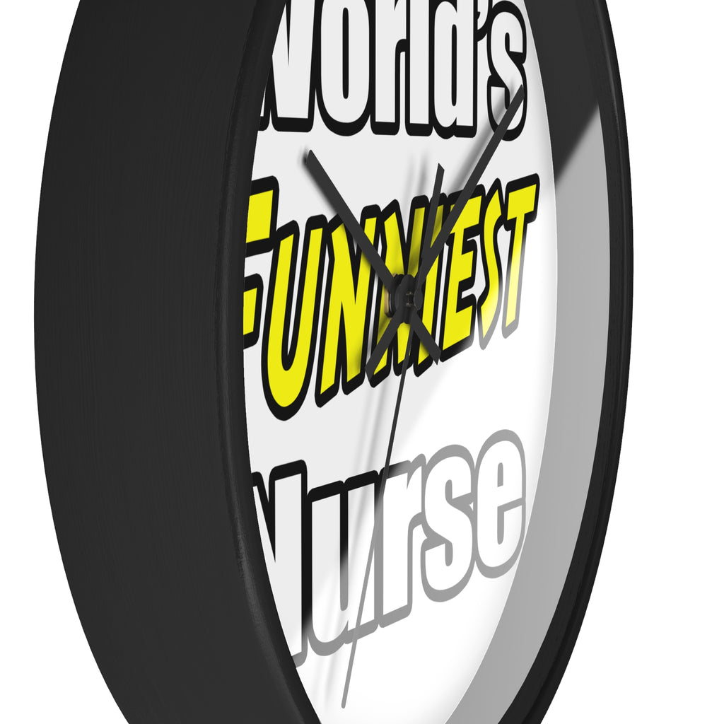 World's Funniest Nurse - Wall Clock