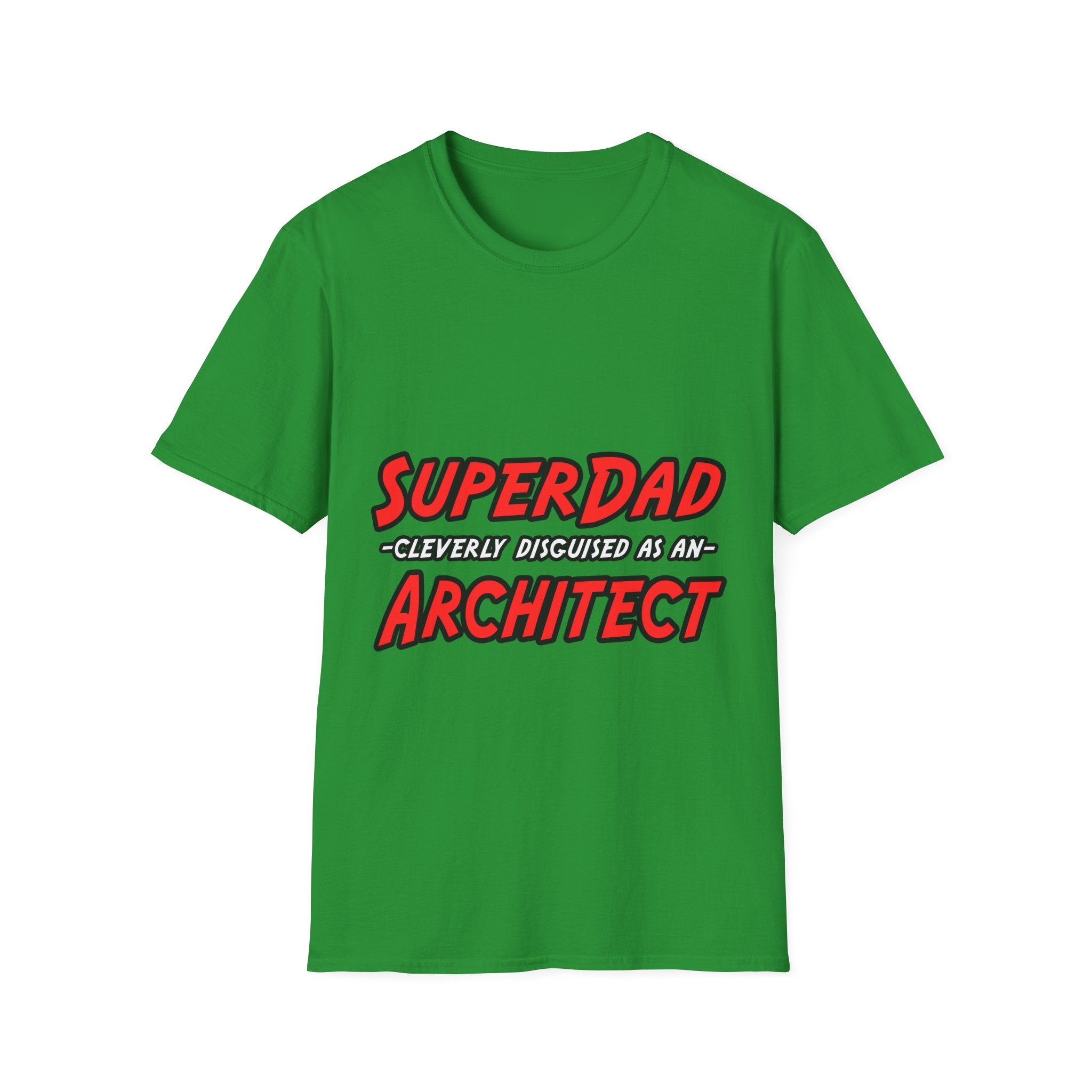 SuperDad...Architect - Unisex Softstyle T-Shirt