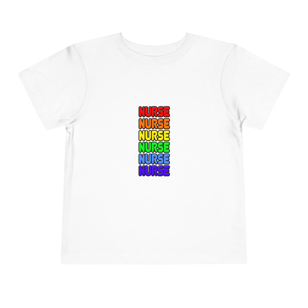 Rainbow Nurse - Toddler Short Sleeve Tee