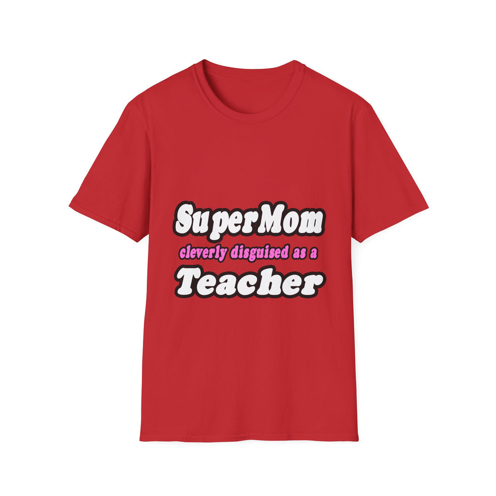 supermom teacher - Unisex Softstyle T-Shirt