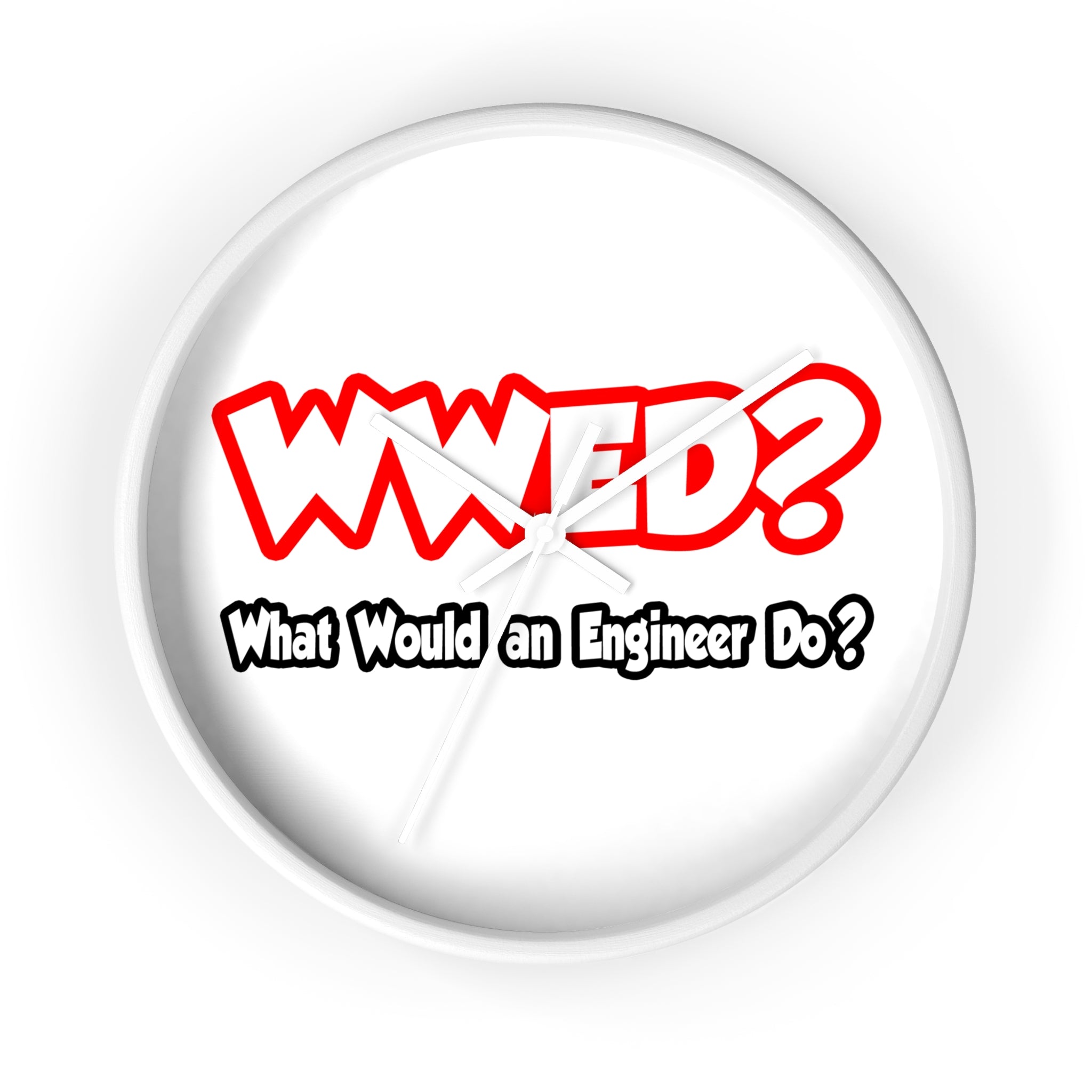 WWED...What Would an Engineer Do - Wall Clock