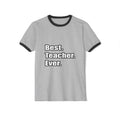 best teacher ever - Unisex Cotton Ringer T-Shirt