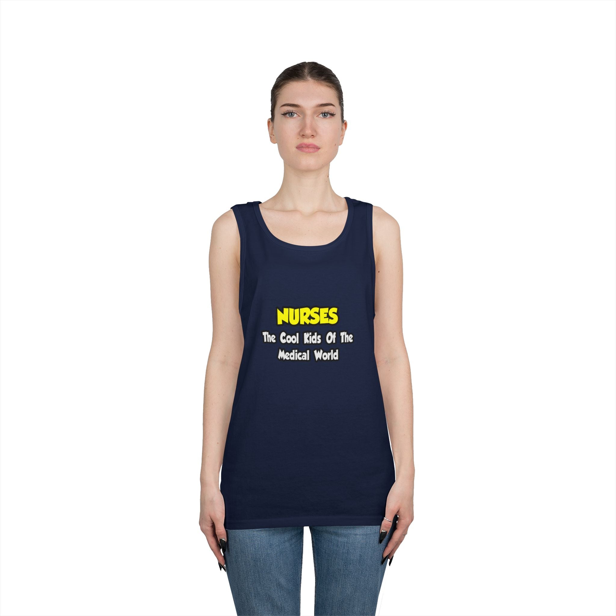Nurses...Cool Kids of Medical World - Unisex Heavy Cotton Tank Top