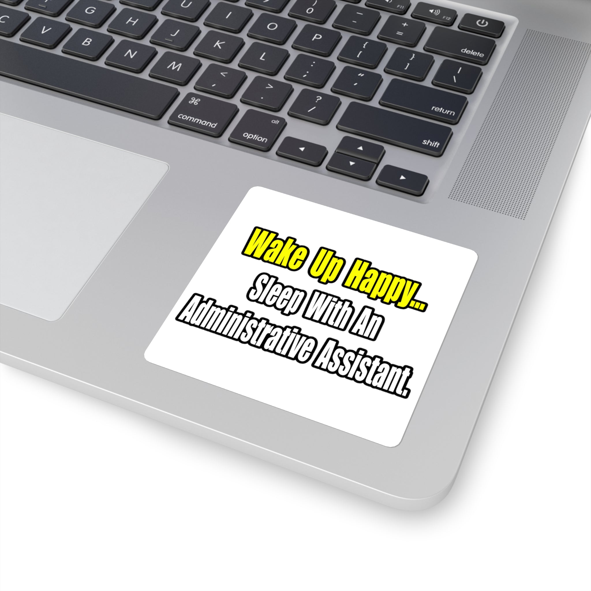 Sleep With An Administrative Assistant - Square Stickers