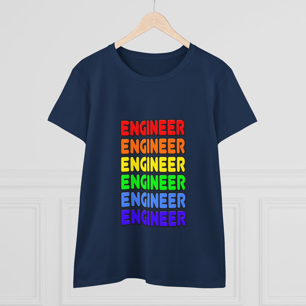 Rainbow Engineer - Women's Midweight Cotton Tee