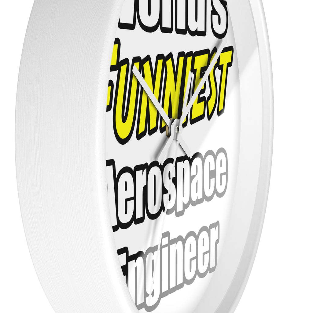 World's Funniest Aerospace Engineer - Wall Clock