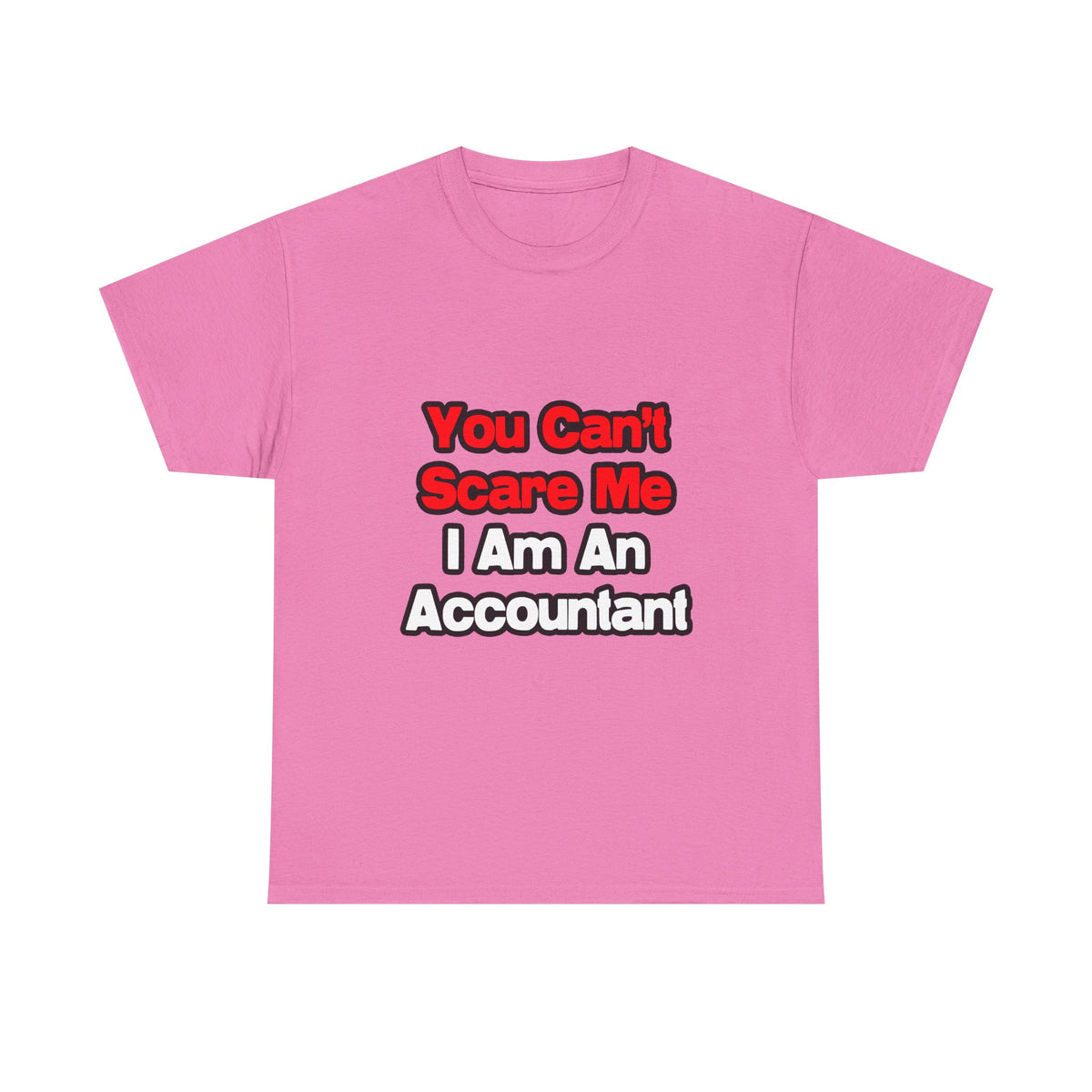 You Can't Scare Me...Accountant - Unisex Heavy Cotton Tee