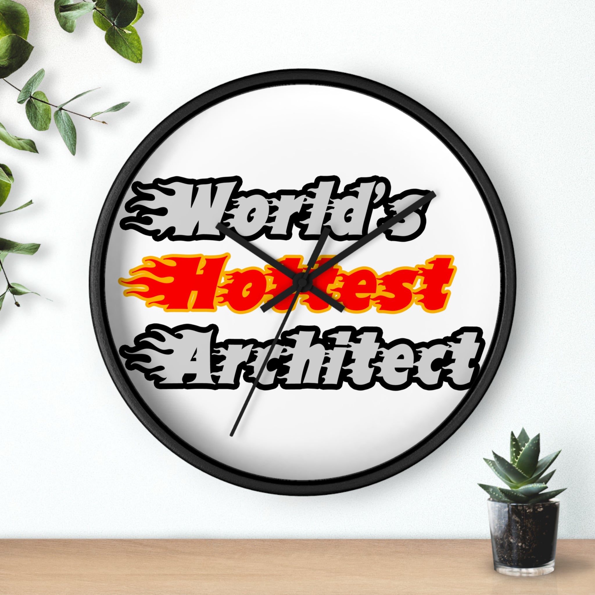 World's Hottest Architect - Wall Clock