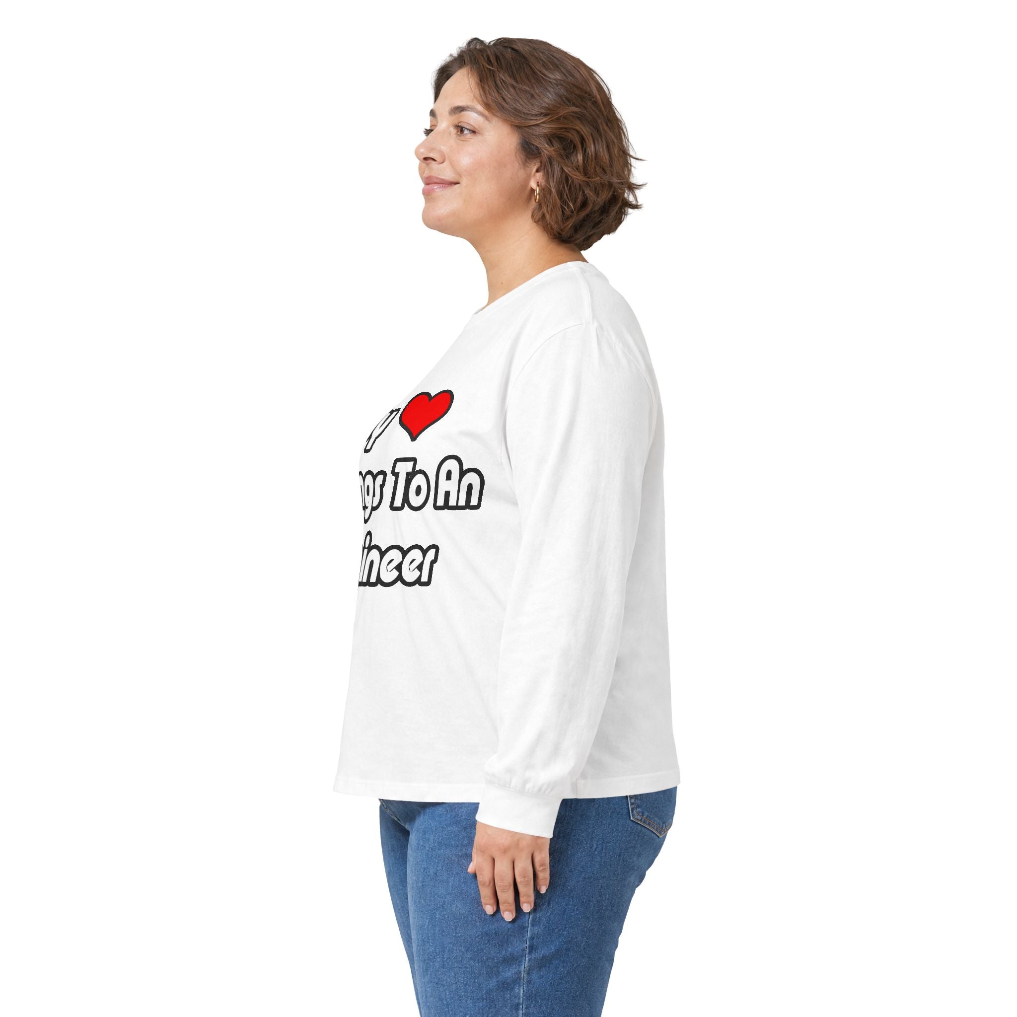My Heart Belongs To An Engineer - Unisex Ultra Cotton Long Sleeve Tee