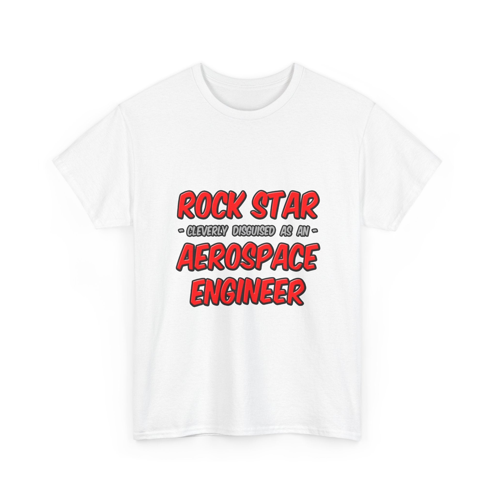 Rock Star...Aerospace Engineer - Unisex Heavy Cotton Tee