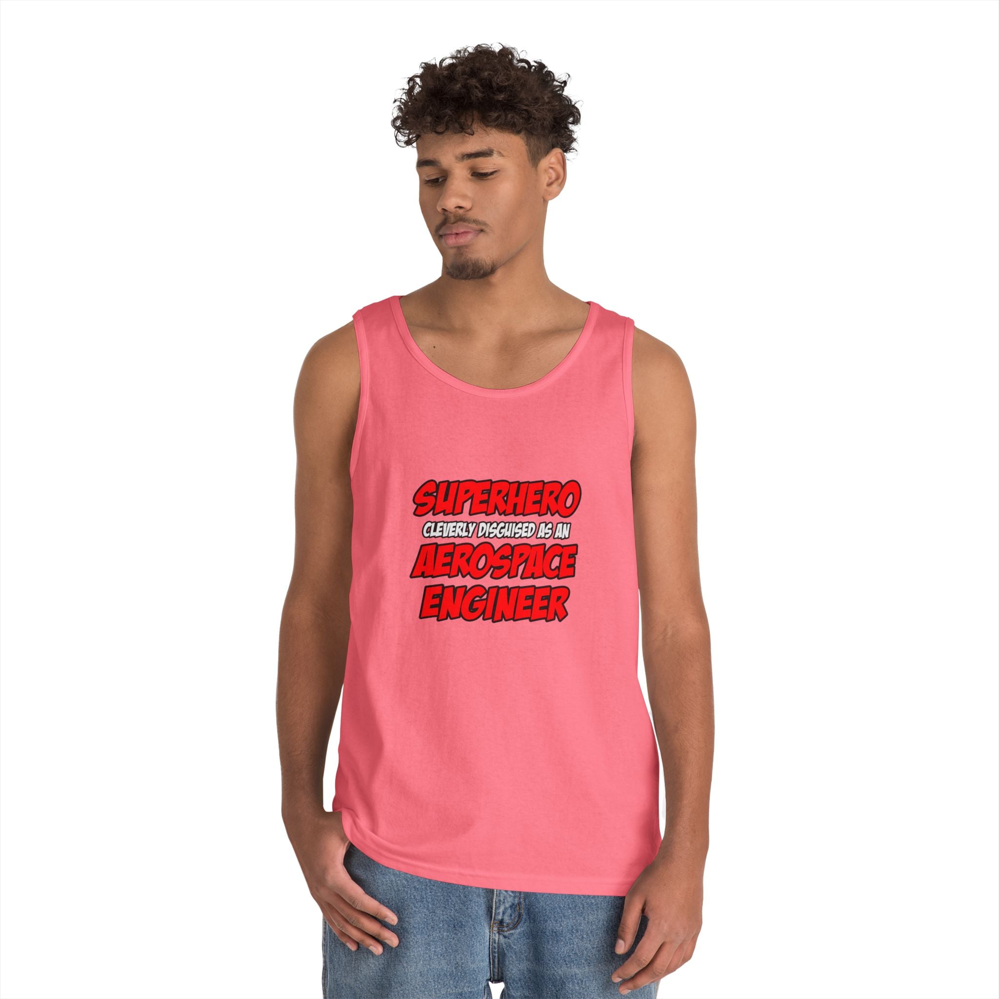 Superhero...Aerospace Engineer - Unisex Heavy Cotton Tank Top