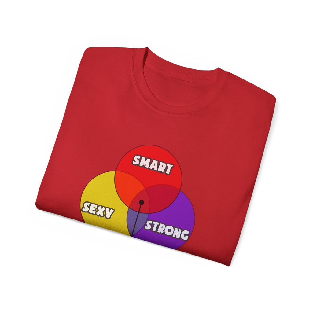 Venn Diagram .. Cardiovascular Technologists - Unisex Ultra Cotton Tee