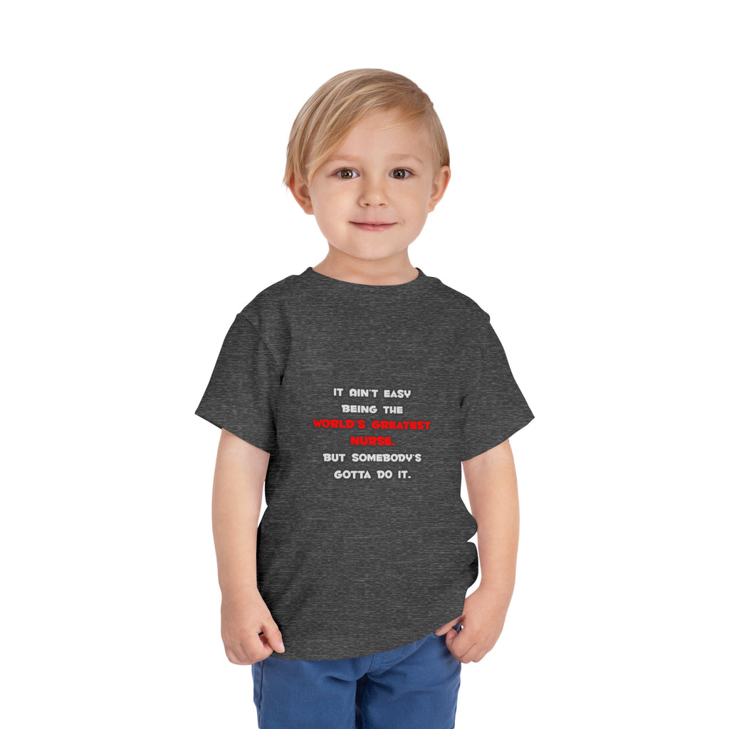 World's Greatest Nurse Joke - Toddler Short Sleeve Tee