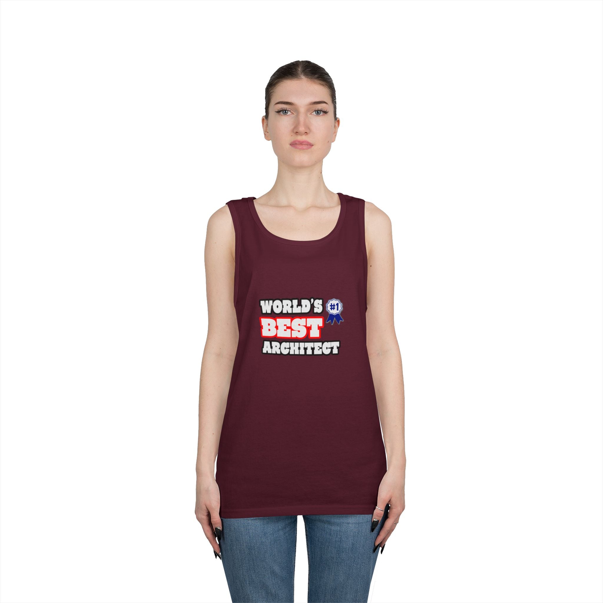 World's Best Architect - Unisex Heavy Cotton Tank Top