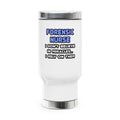 Miracles and Forensic Nurses - Stainless Steel Travel Mug with Handle, 14oz