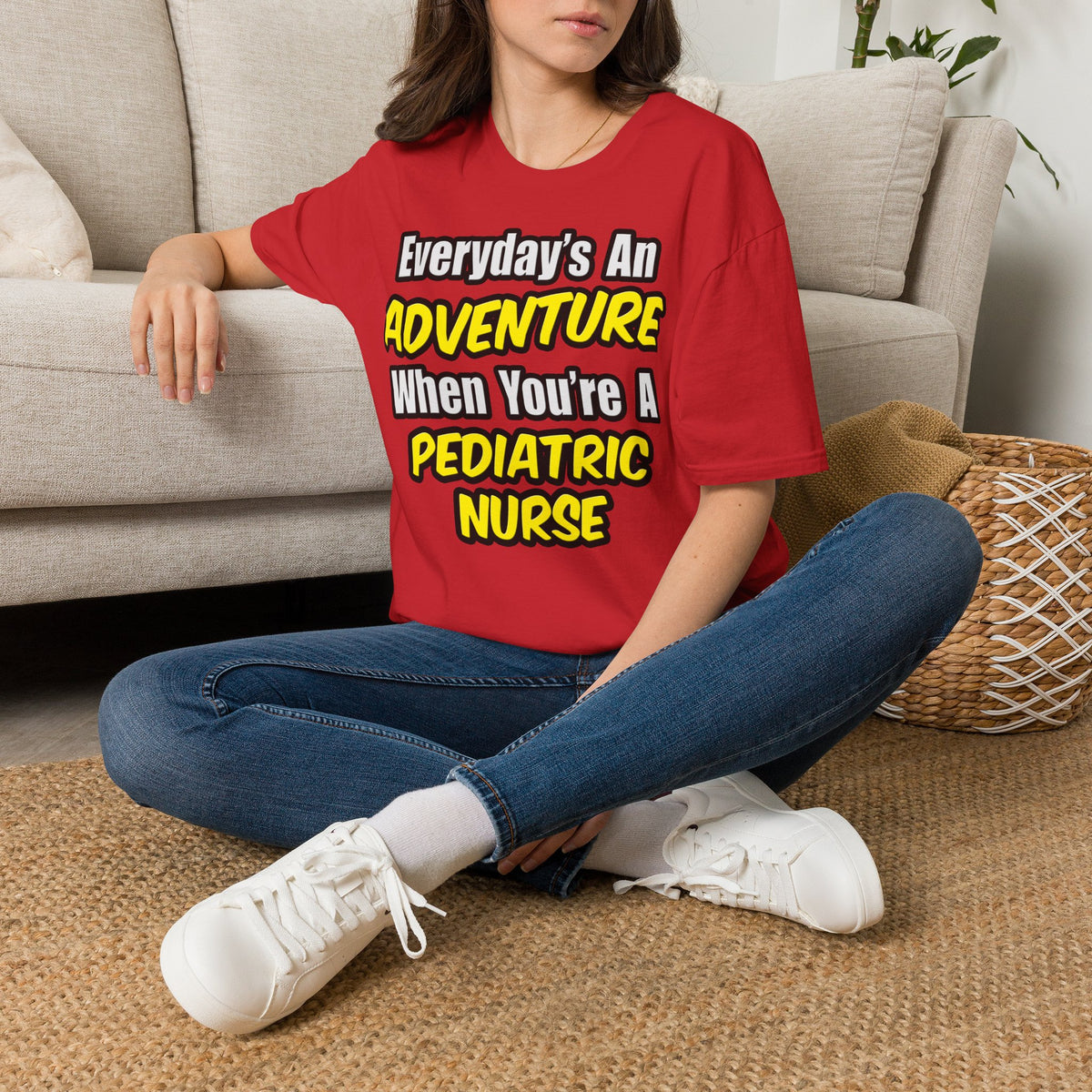 Everyday's An Adventure...Pediatric Nurse - Unisex Softstyle T-Shirt