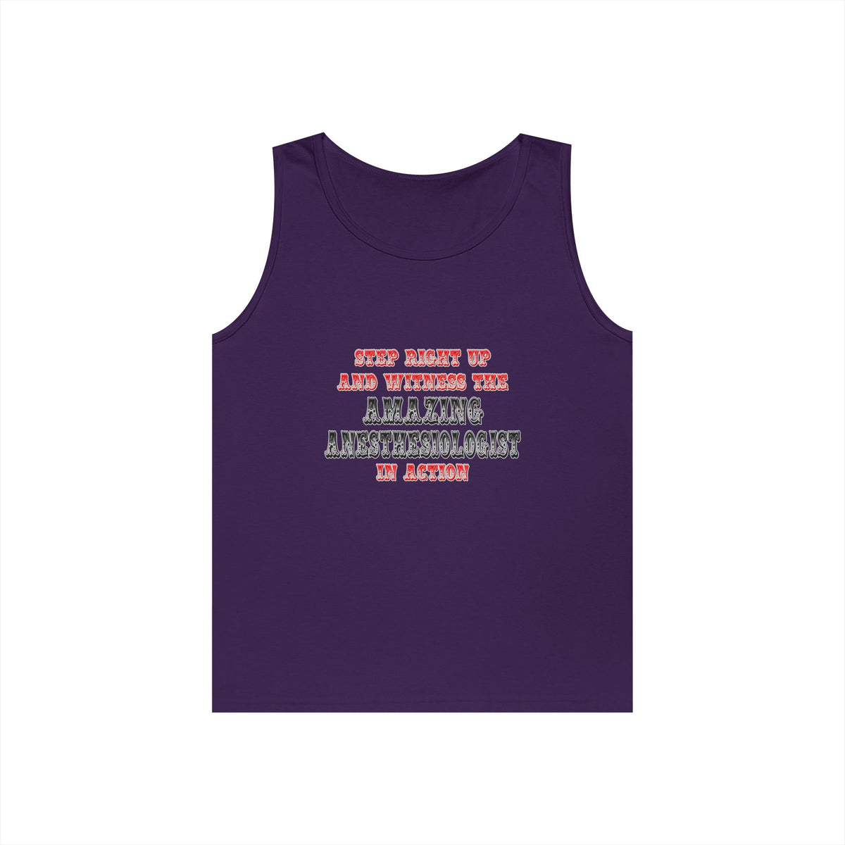 Amazing Anesthesiologist In Action - Unisex Heavy Cotton Tank Top